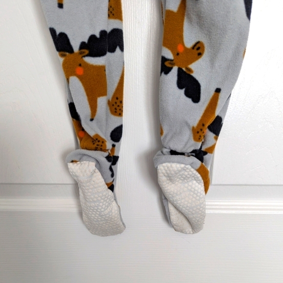 Gerber Fleece Mouse One Piece Pyjamas/Sleepers/Feeties - Size 2T - Picture 6 of 9